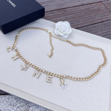 샤넬 레터링 체인 벨트