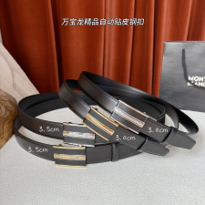 몽블랑 남성 소가죽 벨트