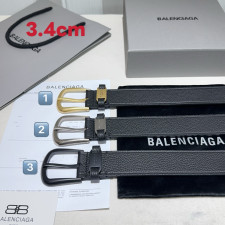 발렌시아가 소가죽 벨트