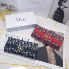 디올 오블리크 장지갑